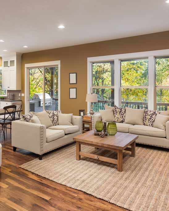 Living Room Wooden Floor